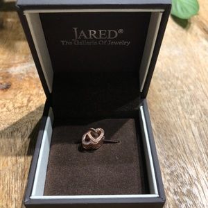 Rose gold PANDORA charm